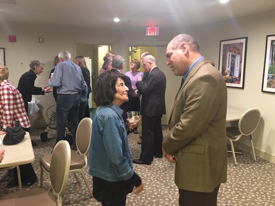 New CTC General Manager Hernando Herrera greeted residents at the March 1 Board meeting.